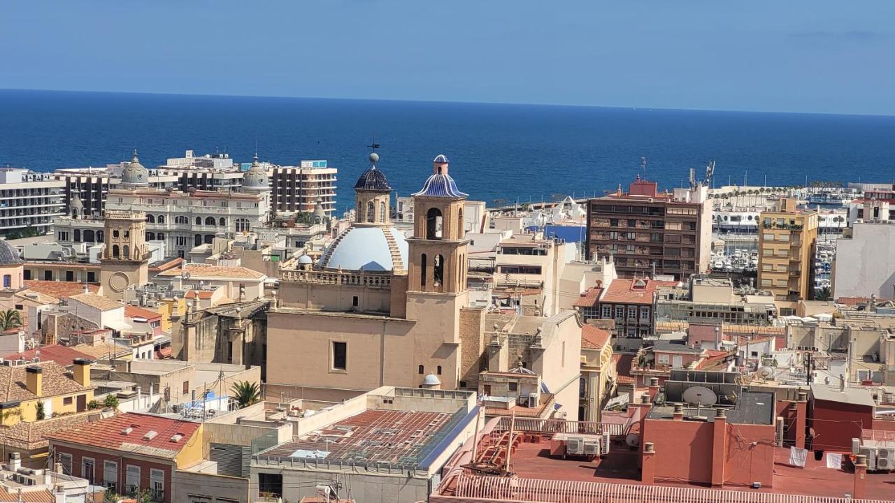 Corazon De Alicante Con Vistas Al Mar Y Al Castillo Eksteriør bilde