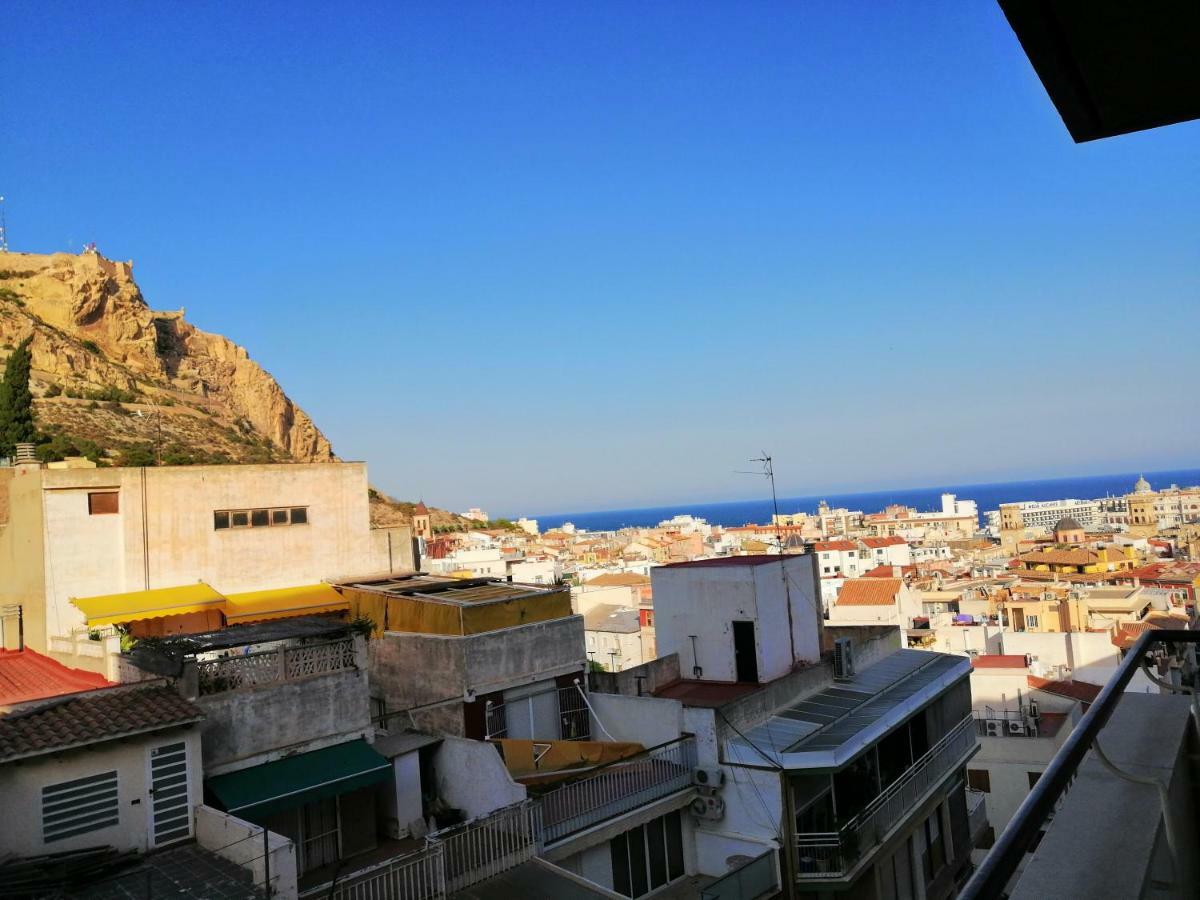 Corazon De Alicante Con Vistas Al Mar Y Al Castillo Eksteriør bilde